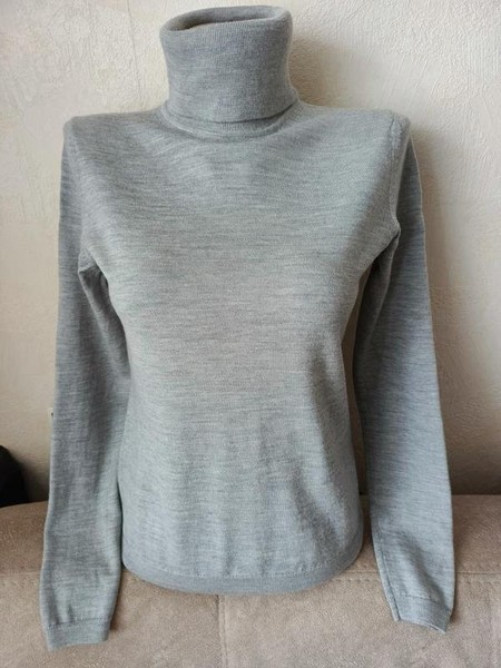 Women Hugo Boss Sweater Grey Wool XS