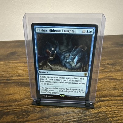 MTG  TASHA'S HIDEOUS LAUGHTER - Forgotten Realms - Magic the Gathering NM RARE