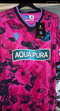 Macron Carlisle United Adult away  Shirt Pink Short Sleeve Size L
