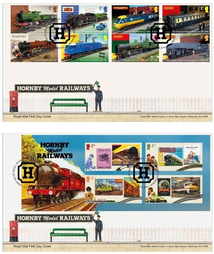 GB 2026 HORNBY MODEL RAILWAYS First Day Covers Pair, Tallents House pmk, 19/2/26