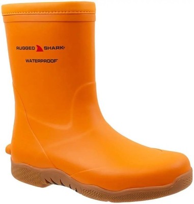 MENS RUGGED SHARK WATERPROOF DECK  BOOTS /SHOES  SIZE 12 BRAND NEW IN BOX!!