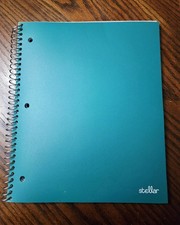 GRAPH PAPER NOTEBOOK QUAD Ruled 100 SHEETS BOOK SPIRAL GRID 4 SQ PER IN 8.5 x 11