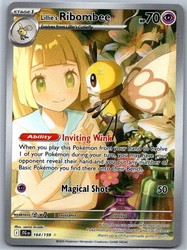 Lillie's Ribombee 164/159 Journey Together Illustration Rare Holo