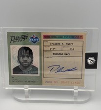 2020 Panini Prestige - Nfl Passport Signatures D'Andre Swift #PA-13 (RC) Auto