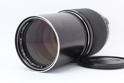 Olympus OM-System E.Zuiko Auto-T 200mm Lens Excellent Japan