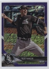 2018 Bowman Chrome Prospects Purple Shimmer Refractor 106/655 Alec Hansen 1lq2