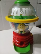 Vintage M & M Plastic Collectible Fun Machine Spinning Candy Dispenser. Mars