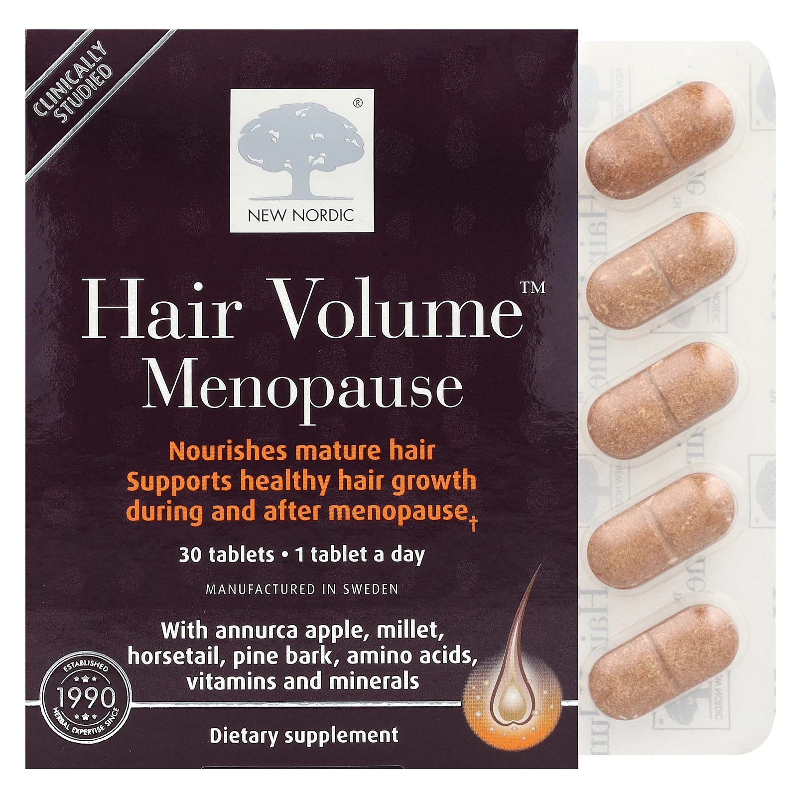 Hair Volume  Menopause, 30 Tablets
