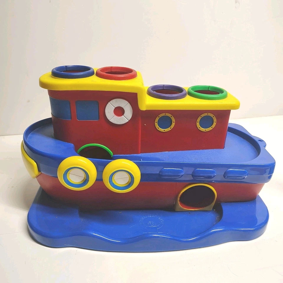 Discovery Toy Hammer Away BOAT LARGE Kid Powered Learning Pound Roll Activity - Image 2 of 4