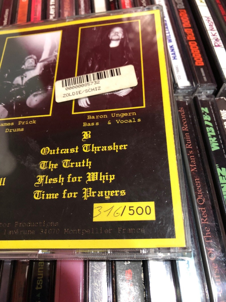 CD DVDまとめ Zoldier Noiz - Schizoid Reject Cd Metal Rare Only 500 Made Thrash