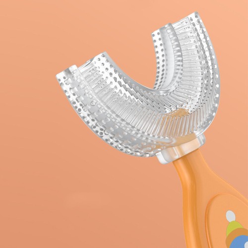 Silicone Children Kid Toothbrush 360° U-shaped Brush Oral Cleaner Baby 2-12 Ye ☊ - Picture 10 of 21