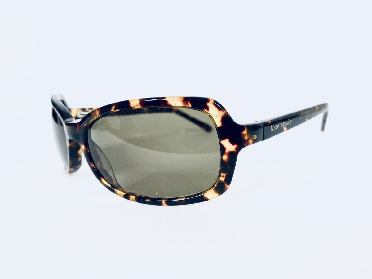 kate spade Tortoiseshell Sunglasses with Multicolor Stripe Temples Kate Spade Tortoiseshell Sunglasses, Hot Pink Temples  main image 3