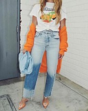 NWT Mother Denim Rambler Ankle Fray in Win Some Lose Some Size 26, 28, 29 295