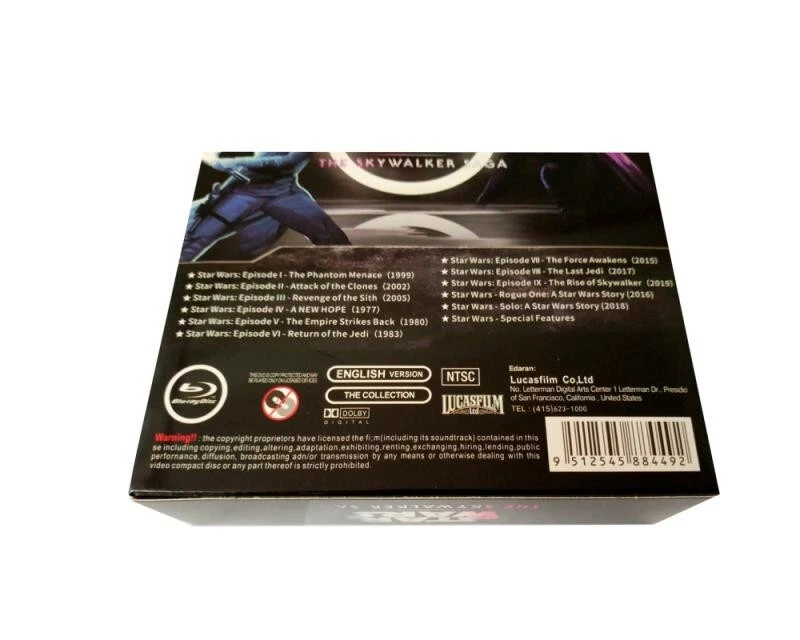 Star Wars The Skywalker Saga 12-Movie Collection Blu-ray Brand New Free Shipping - Image 4 of 4