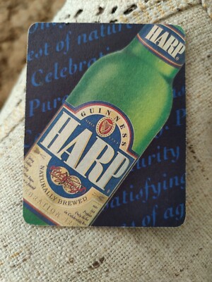Alter Bierdeckel - Guinness HARP,  Irland   B3