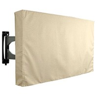 Outdoor Tv Cover, Beige Weatherproof Universal Protector For 46'' - 48'' Lcd, Le Outdoor Tv Cover, Beige Weatherproof Universal Protector For 46'' - 48'' Lcd, Le