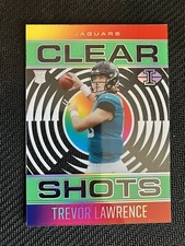 2021 Panini Illusions - Clear Shots Emerald #CS-16 Trevor Lawrence (RC) Rookie