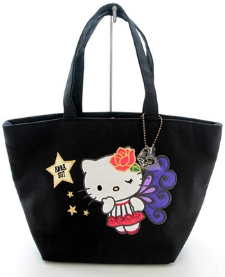 Anna Sui X Hello Kitty Anna Sui Kitty Collaboration Sanrio Lunch Tote Bag Ebay