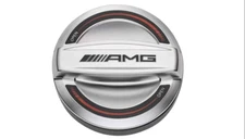 Genuine Mercedes Benz AMG Edition 55 Fuel Tank Filler Gas Cap Cover Matt Chrome