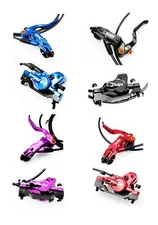 Juin Tech DB2 Mountain MTB Cycle Hydraulic Disc Brake Set w/160mm 6" rotors