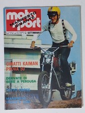 44636 Moto Sport 1975 a. V N. 47 - Cimatti kaiman 50; Pergusa; No Inserto