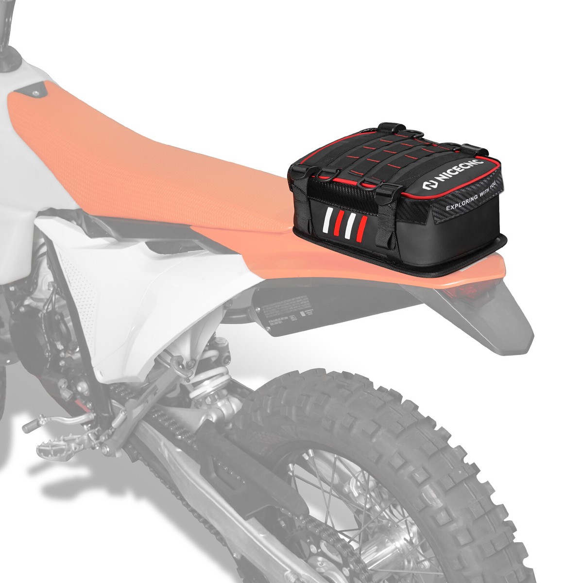 Motorcycle Tail Bag KEMIMOTO Motorcycle Front Fender Bag Dirt Bike