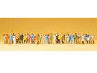 Preiser 14402 Stehende Und Gehende Passanten 36 Figuren Stehend Gehend H0 Neu