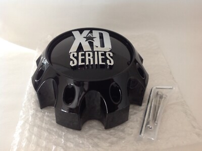 Gloss BLACK Center Cap fits XD Series 8 LUG 17 18 20 22 inch Rims