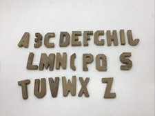 Vintage Lot 2    Wood Letters  .. B45 