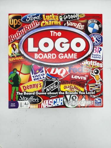 The LOGO Board Game Board Game about the Brands You Love! 100% COMPLETE 2011