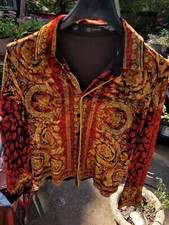 Versace Couture Rare/Vintage  Velvet Silk Cocktail Party Stunner Statement Piece