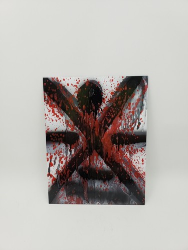 Spray Paint On Glass ORIGINAL Street Outsider Modern Art PAINTING Xs and Os