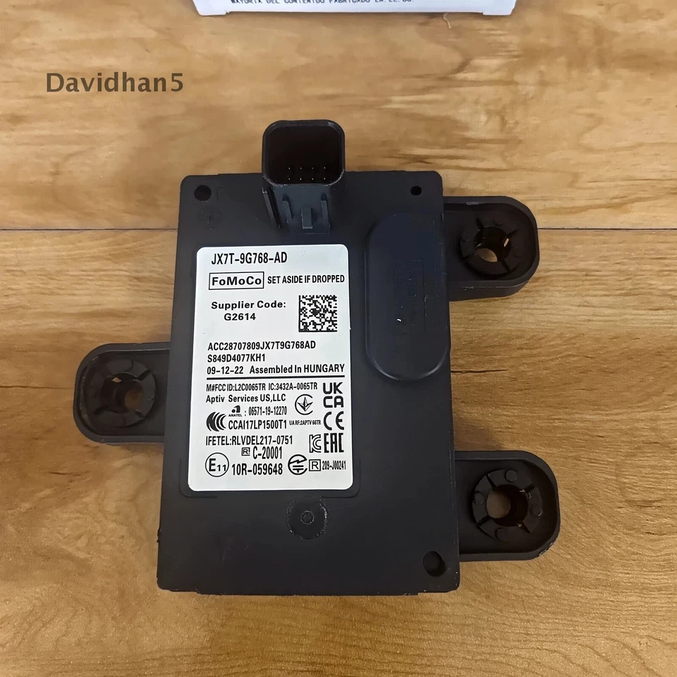 Blind Spot Sensor Radar Module Fit JX7T-9G768-AC for Ford Focus Ranger 2019-2022 Foto 3 de 4