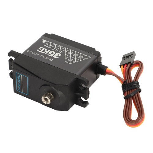 Servo digital de metal impermeable a prueba de agua RC de 35 kg para 1/8 1/10 1/12 CH - Imagen 7 de 22