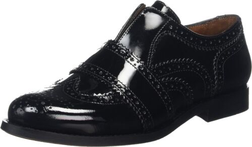 Hudson London Ladies Maddie Brogues Low Shoes, Black, 37 EUR - Picture 1 of 4