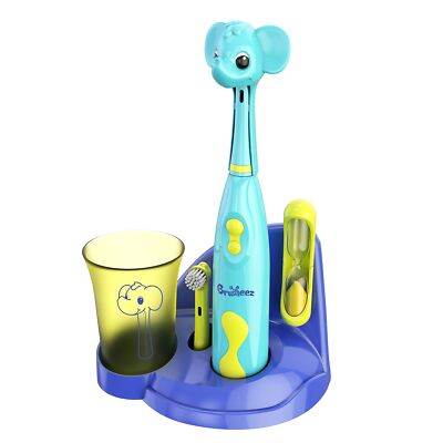 Ollie the Elephant Electric Toothbrush for Kids Cute Animal Themed Fun