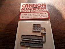 Cannon & Co. HO #2104 Anticlimbers for EMD T-2 - Details Below