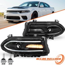 For Dodge Charger 2015-2021 Hid Xenon Led Headlamps Pair Headlights Lh Rh For Dodge Charger 2015-2021 Hid Xenon Led Headlamps Pair Headlights Lh Rh