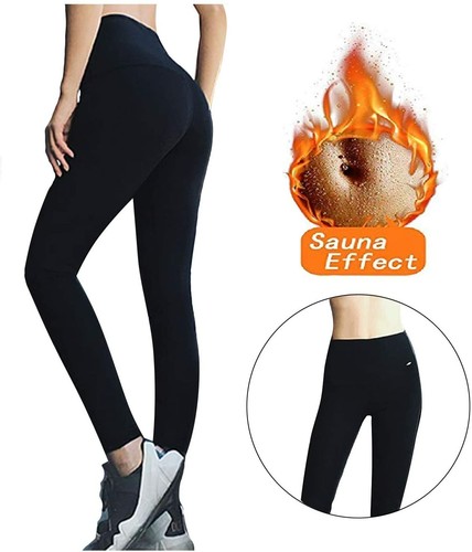 PANTALONE DIMAGRANTE SAUNA LEGGINS PER FITNESS SPORT PALESTRA SNELLENTE  NEOPRENE | eBay