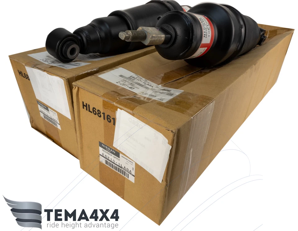 Amortiguador trasero genuino OEM 2x para Infiniti QX56 QX80 Nissan E6210-1LA8A Foto 3 de 4