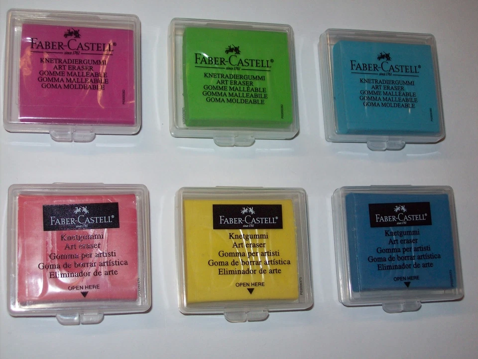 Faber Castell Knetradierer Radierer Radiergummi Art Eraser Farben zur Auswahl