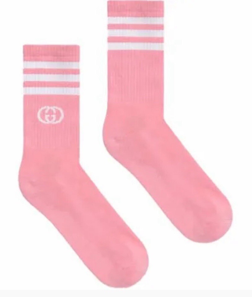 ☆ ADIDAS x GUCCI Ankle Socks コラボ靴下 ☆ Gucci X Adidas Ankle Sock Pink/white Size M | eBay