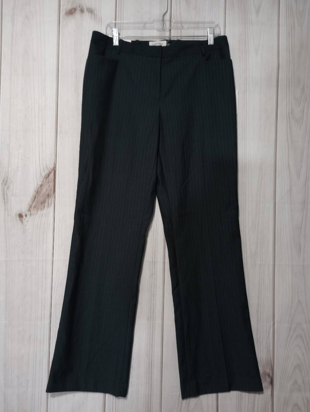 Calvin Klein Pinstripe Dress Pants Career Business Casual Trousers