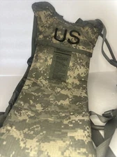 U.S. Military Issued MOLLE 2-Hydration Carrier￼ Complete With Bladder And Pocket