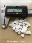 2mm thick 50pcs 4mm River White Mother of Pearl Inlay Dots for Guitars,Banjos