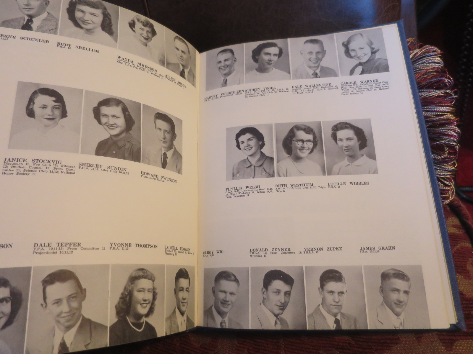 Willmar MN Wilmar High School yearbook 1952 Wihisean eBay