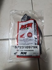 2x copri paramani per moto/motard con luce a LED Copri protezione universale HM