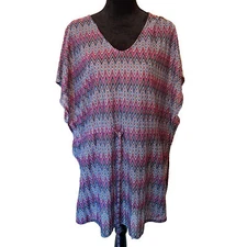 Ruby Ribbon Swim Cover-Up NWT Multicolor Sz XS-M