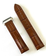 Original Hamilton Jazzmaster 20mm Brown Leather Watch Band Strap H324510