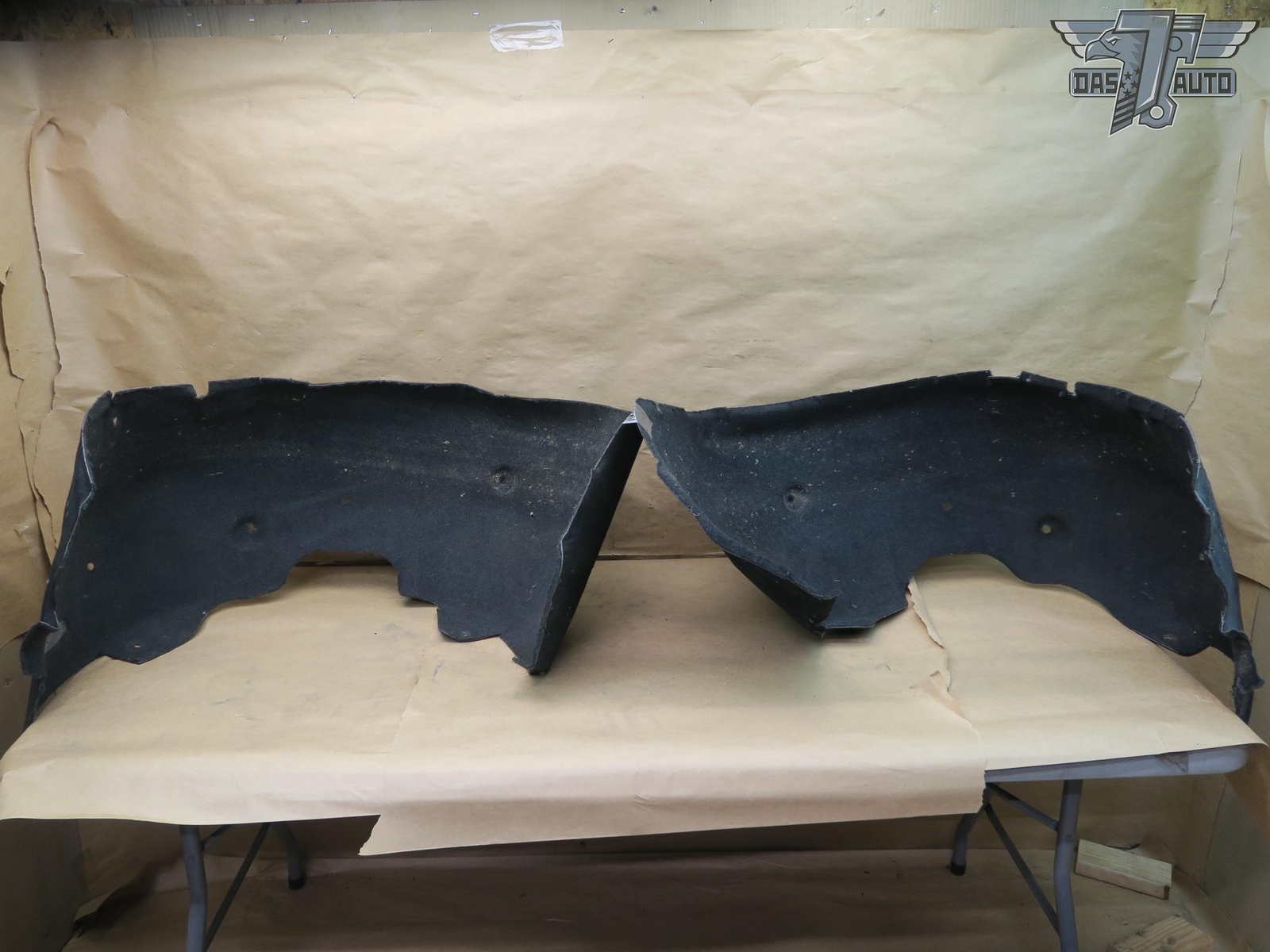 03-12 MASERATI QUATTROPORTE M139 REAR LEFT & RIGHT WHEEL SPLASH LINER GUARD SET